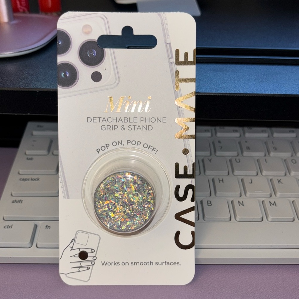 NIB Case-mate Mini detachable phone grip & stand.